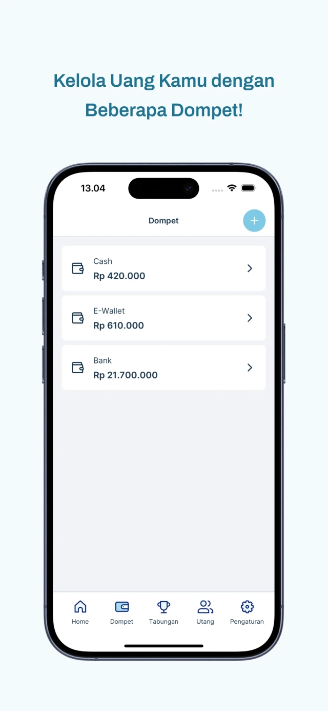 Saving Diary App Multi Wallet Preview